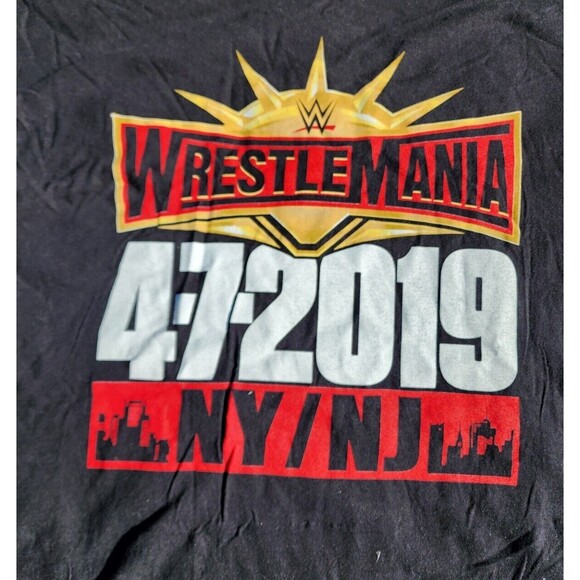 Wrestlemania 35 T-Shirt 3XL XXXL 4-7-2019 New York New Jersey NY/NJ WWE NWOT - Picture 1 of 13